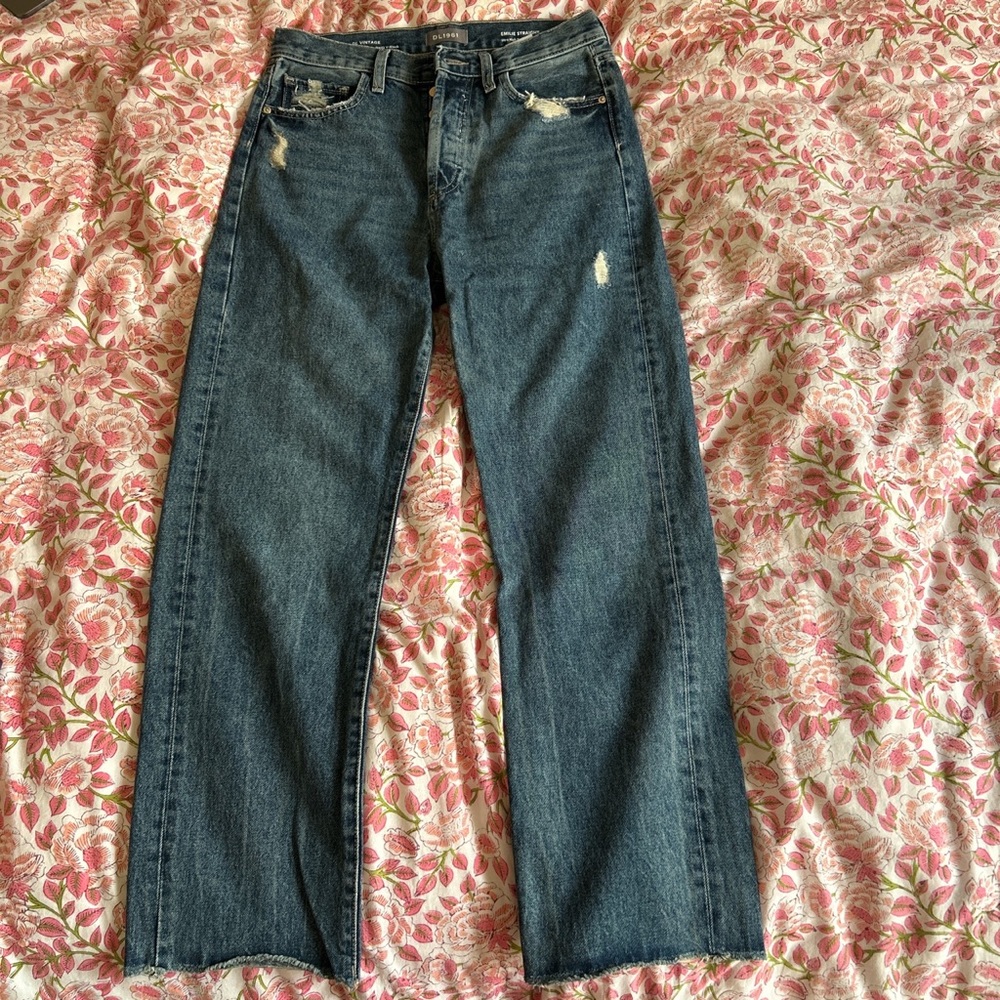 DL1961 Emilie Straight Jeans 25”